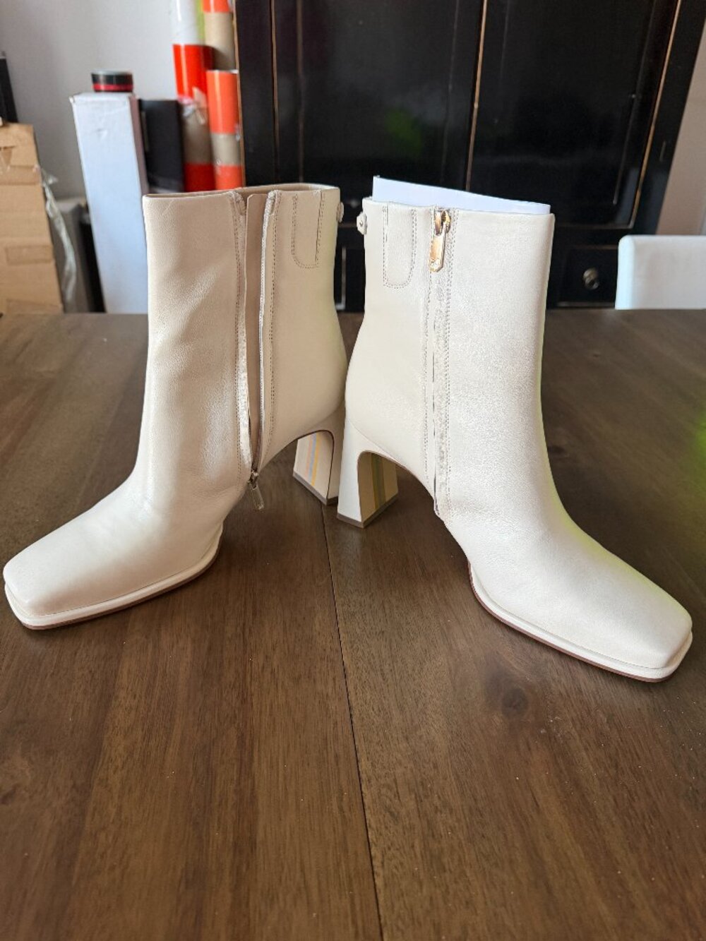 BRAND NEW Sam Edelman Irie Ivory Boot Size 11